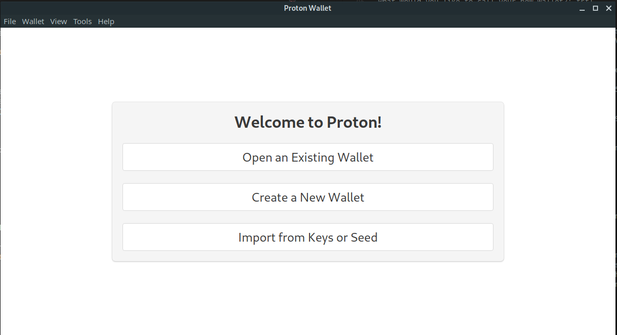 proton splash screen