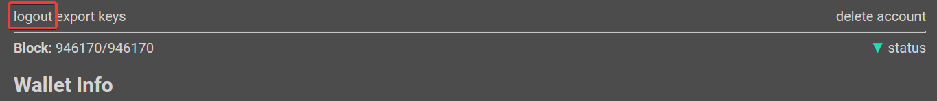 logout